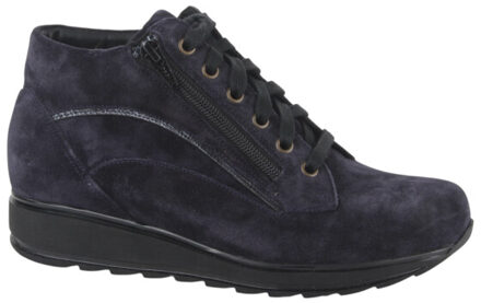 Durea 9763.685.9940-h dames veterboots sportief 37,5 (4,5) Blauw - 39