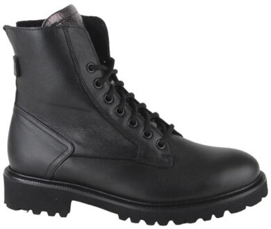 Durea 9769.185.1170-h dames veterboots sportief Zwart - 37