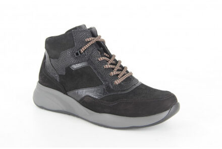 Durea 9778.605.0685-h dames veterboots sportief Zwart - 37,5