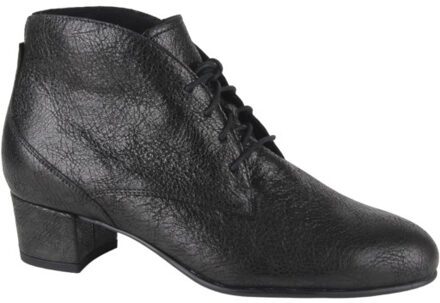 Durea 9795.915.1235-h dames veterboots gekleed Zwart - 38,5