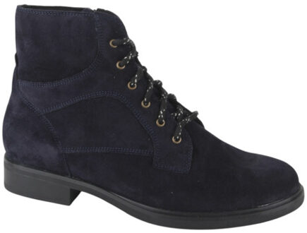 Durea 9832.835.7563-h dames veterboots gekleed Blauw - 40