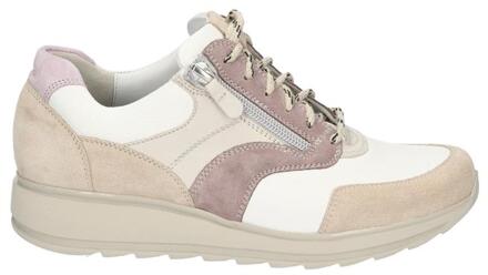 Durea Sneaker taupe,wit,beige - 6.5