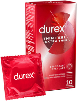 Durex Dunne Gevoel Extra Dun - Condooms - 10 Stuks