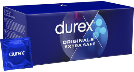 Durex Extra Safe Condooms 144 stuks (grootverpakking) Transparant - 56 (omtrek 11,5-12 cm)