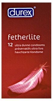 Durex Fetherlite Condooms 12st. Transparant