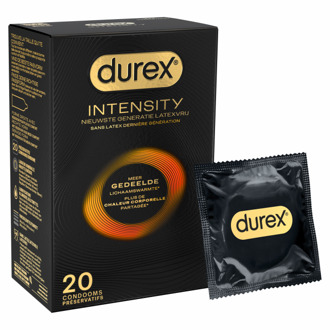 Durex Intensity Latexvrije Condooms 20 stuks Transparant - 56 (omtrek 11,5-12 cm)