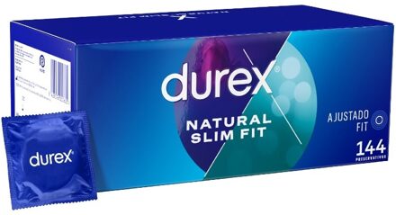 Durex Natural Slim Fit (Basic) Condooms 72 stuks Transparant - 53 (omtrek 11-11,5 cm)