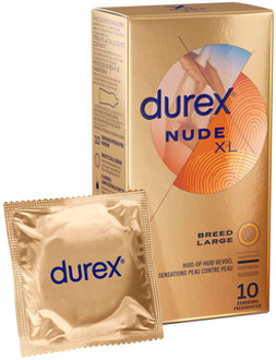 Durex Nude XL - Condoms - 10 Pieces