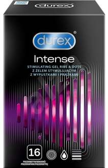 Durex Orgasm Intense Condooms 16 stuks Transparant - 56 (omtrek 11,5-12 cm)