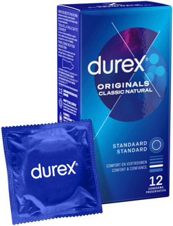 Durex Originals Classic Natural - Condoms - 12 Stuks