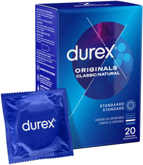 Durex Originals Classic Natural - Condooms - 20 Stuks