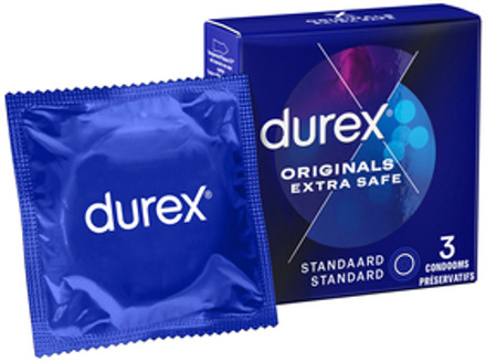 Durex Originals Extra Safe - Condoms - 3 Pieces