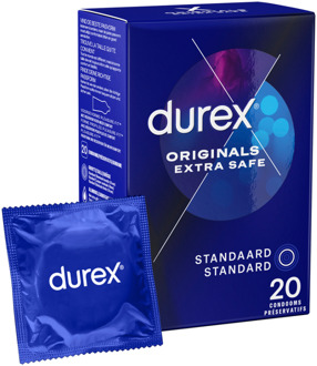 Durex Originals Extra Safe - Condooms - 20 Stuks