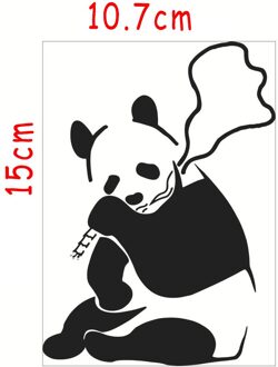 Dus Leuke Panda Schakelaar Muurstickers Kinderen Slaapkamer Decals Behang Thuis Tekening Kamer Decoratie Keuken Tegel #661-2 01