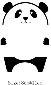 Dus Leuke Panda Schakelaar Muurstickers Kinderen Slaapkamer Decals Behang Thuis Tekening Kamer Decoratie Keuken Tegel #661-2 02