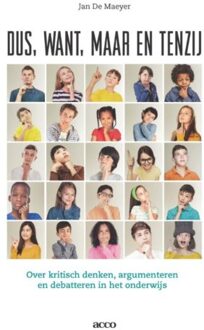 Dus, want, maar en tenzij - Boek Jan De Maeyer (9462927073)