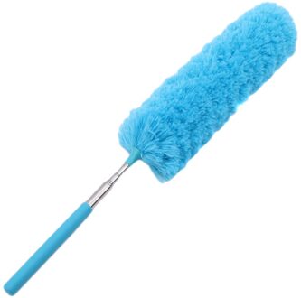 Duster Microfiber Afstoffen Borstel Verlengen Stretch Veer Thuis Dust Cleaner Auto Meubels Huishoudelijke Borstel Blauw
