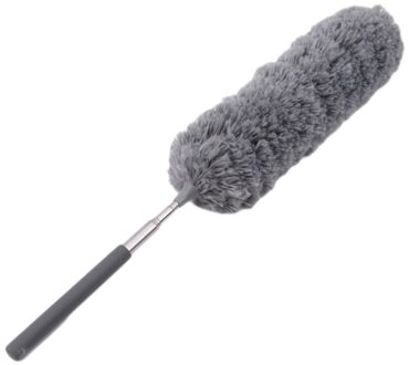 Duster Microfiber Afstoffen Borstel Verlengen Stretch Veer Thuis Dust Cleaner Auto Meubels Huishoudelijke Borstel Grijs