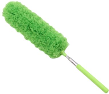 Duster Microfiber Afstoffen Borstel Verlengen Stretch Veer Thuis Dust Cleaner Auto Meubels Huishoudelijke Borstel groen