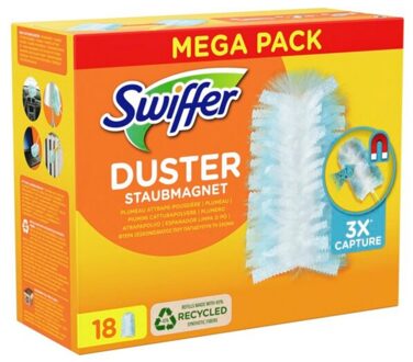 Duster Stofmagneet Navulling Doosje A 18 Stuks wit