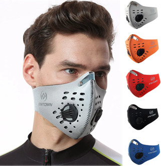 Dustproof Masks Activated Carbon Dust Mask with Extra Filter Cotton Sheet Outdoor Sports Breathable Face Protect mascarilla