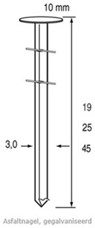 Dutack Coilnagel RNCW30 Nk 19mm Asfalt ds 7200 - 5252019