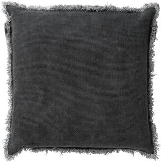 Dutch Decor Burto - Kussenhoes Van Katoen Charcoal Gray 45x45 Cm - Grijs - Grijs