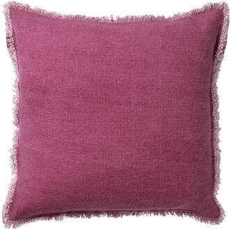 Dutch Decor Burto - Kussenhoes Van Katoen Heather Rose 60x60 Cm - Roze - Rood