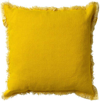 Dutch Decor Burto - Kussenhoes Van Katoen Lemon 60x60 Cm - Geel - Geel