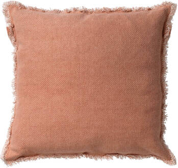 Dutch Decor Burto - Kussenhoes Van Katoen Muted Clay 45x45 Cm - Roze