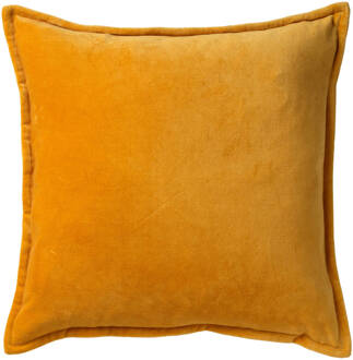 Dutch Decor Caith - Kussenhoes Velvet Golden Glow 50x50 Cm - Geel - Geel