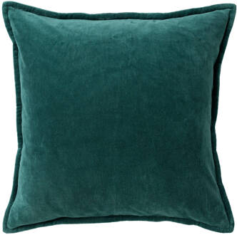 Dutch Decor Caith - Kussenhoes Velvet Sagebrush Green 50x50 Cm - Groen - Groen