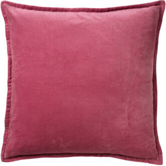 Dutch Decor CAITH - Sierkussen katoen velvet 50x50 cm - Heather Rose Roze