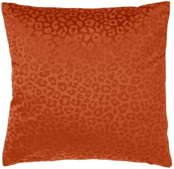 Dutch Decor CHESSY - Kussenhoes met dierenprint 45x45 cm Potters Clay - oranje