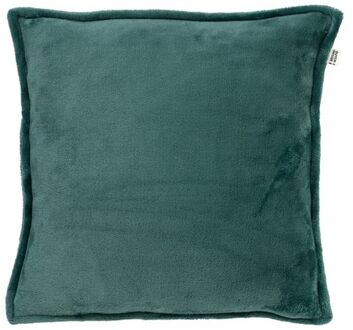 Dutch Decor CILLY - Kussenhoes fleece 45x45 cm - Sagebrush Green groen