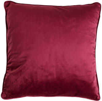 Dutch Decor Cushion Finn 45x45 Cm Red Plum