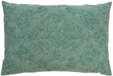 Dutch Decor EVY - Kussenhoes van katoen Jadeite 40x60 cm - lichtgroen