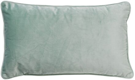 Dutch Decor FINN - Kussenhoes 30x50 cm - velvet - lendekussen - Jadeite - lichtgroen