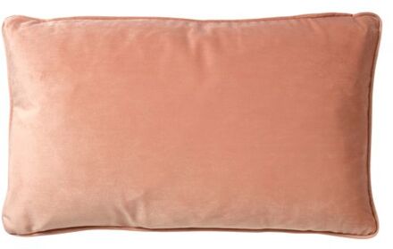 Dutch Decor FINN - Kussenhoes 30x50 cm - velvet - lendekussen - Muted Clay - roze