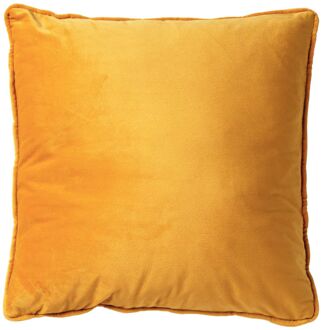 Dutch Decor FINN - Kussenhoes 60x60 cm - velvet - effen kleur - Golden Glow - geel