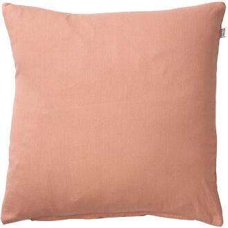 Dutch Decor JAMES - Kussenhoes 45x45 cm - duurzaam katoen - effen kleur - Muted Clay - roze