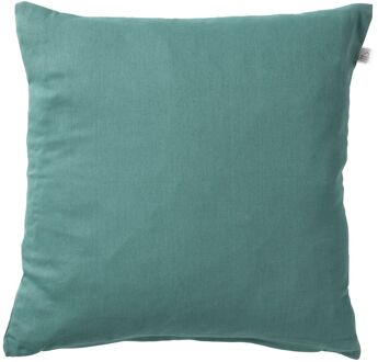 Dutch Decor JAMES - Kussenhoes 45x45 cm - duurzaam katoen - effen kleur - Sagebrush Green - groen