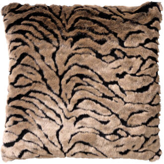 Dutch Decor KENZO - Kussenhoes met dierenprint 45x45 cm Rocky Road - bruin