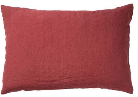 Dutch Decor LINN - Sierkussen 40x60 cm - 100% linnen - Merlot - rood