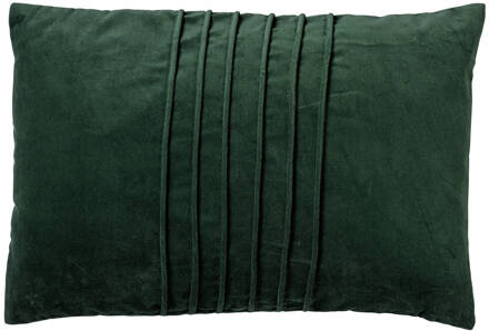 Dutch Decor Pax - Kussenhoes Velvet 40x60 Cm Mountain View - Groen - Groen