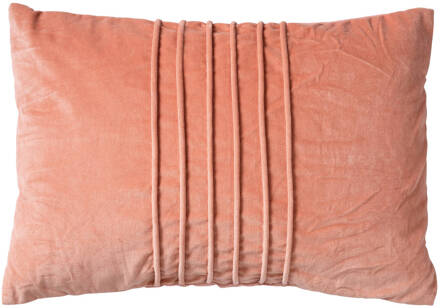 Dutch Decor Pax - Sierkussen Velvet 40x60 Cm Muted Clay - Roze