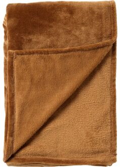 Dutch Decor Plaid 200x220 cm - CHARLIE - extra grote deken - bruin