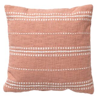 Dutch Decor RIZA - Kussenhoes 45x45 cm - 100% katoen - Muted Clay - roze