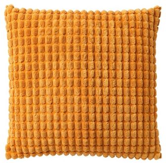 Dutch Decor ROME - Kussenhoes 45x45 cm - 100% polyester - effen kleur - Golden Glow - geel