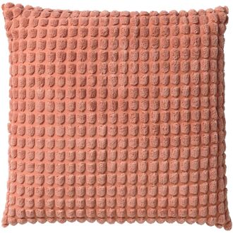 Dutch Decor ROME - Kussenhoes 45x45 cm - 100% polyester - effen kleur - Muted Clay - roze